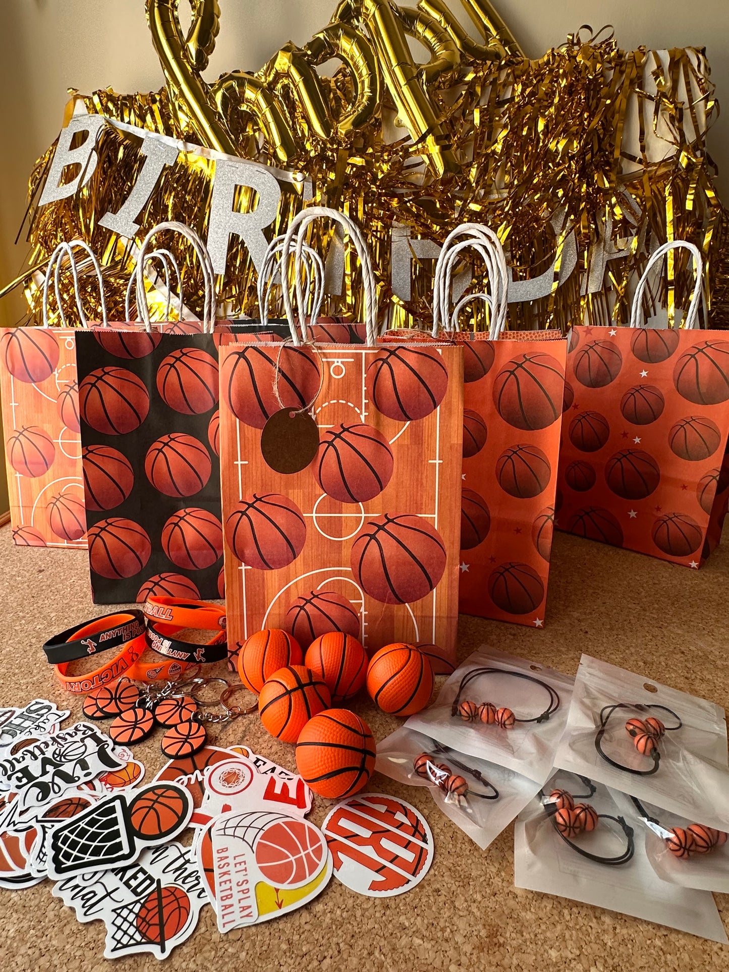 Basketball Party Favor bag
