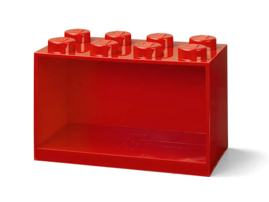 LEGO 8-Stud Brick Shelf Red