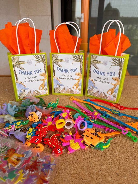 Dinosaur Party Favor Bag