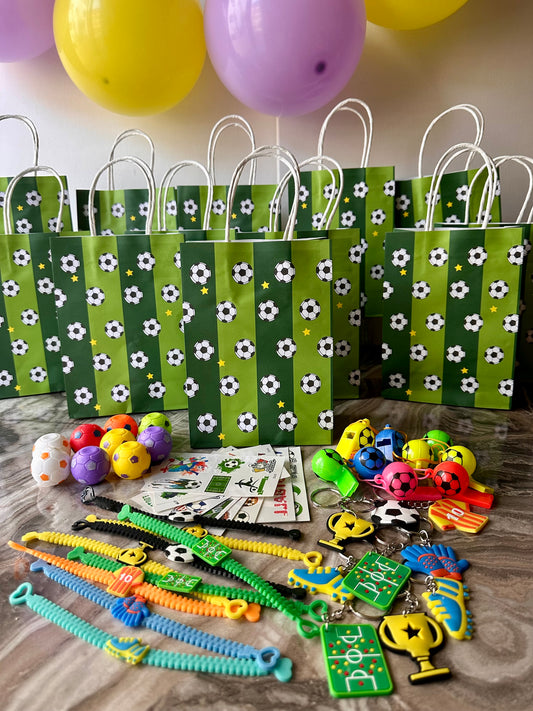 Football Soccer Party Favor Bag