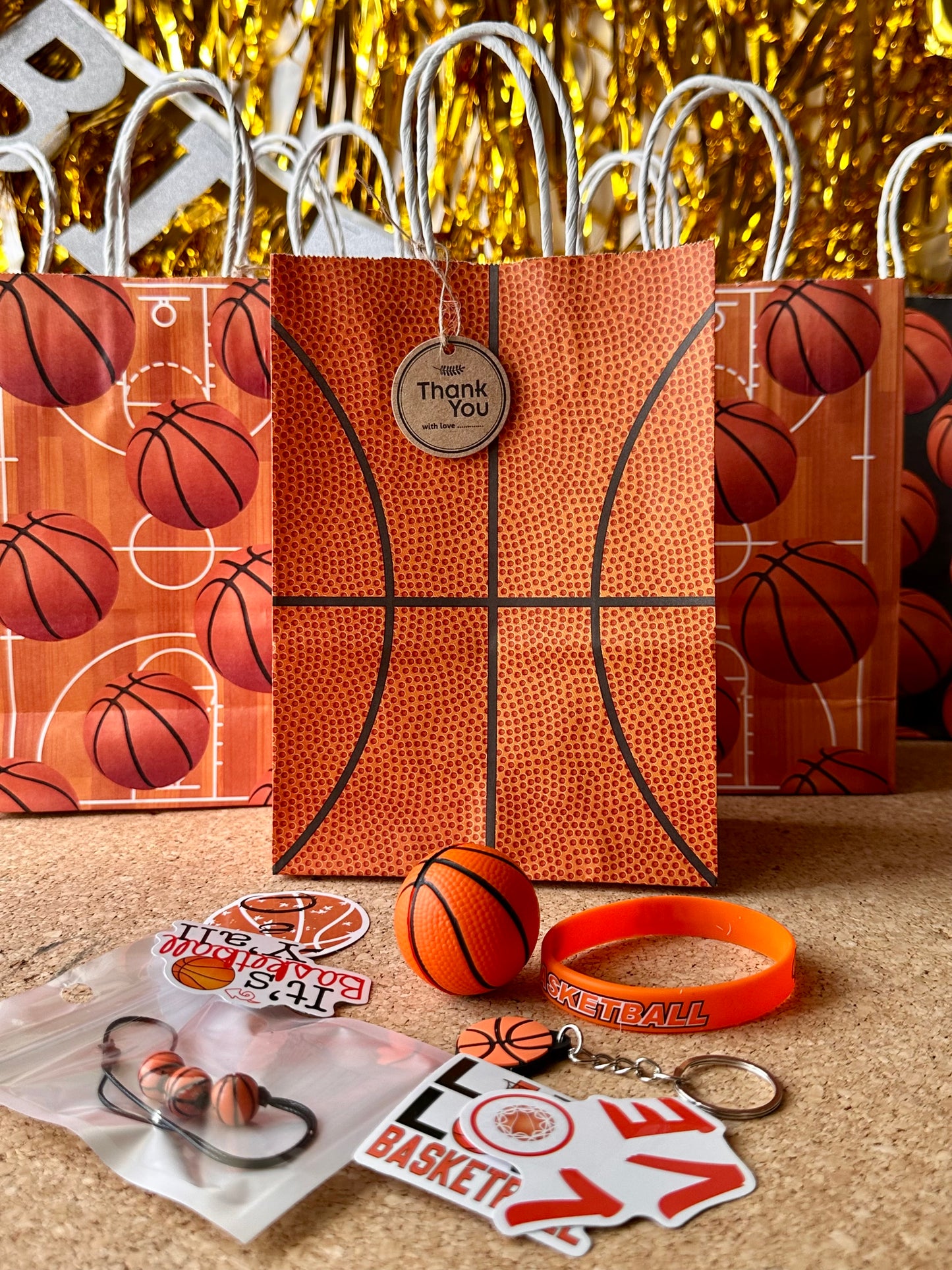 Basketball Party Favor bag