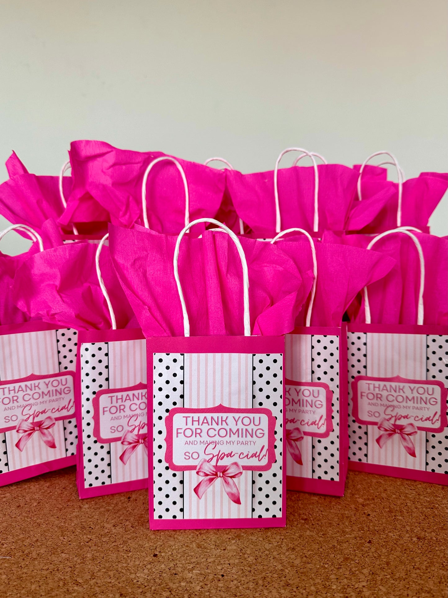 Spa Party Favor Bags