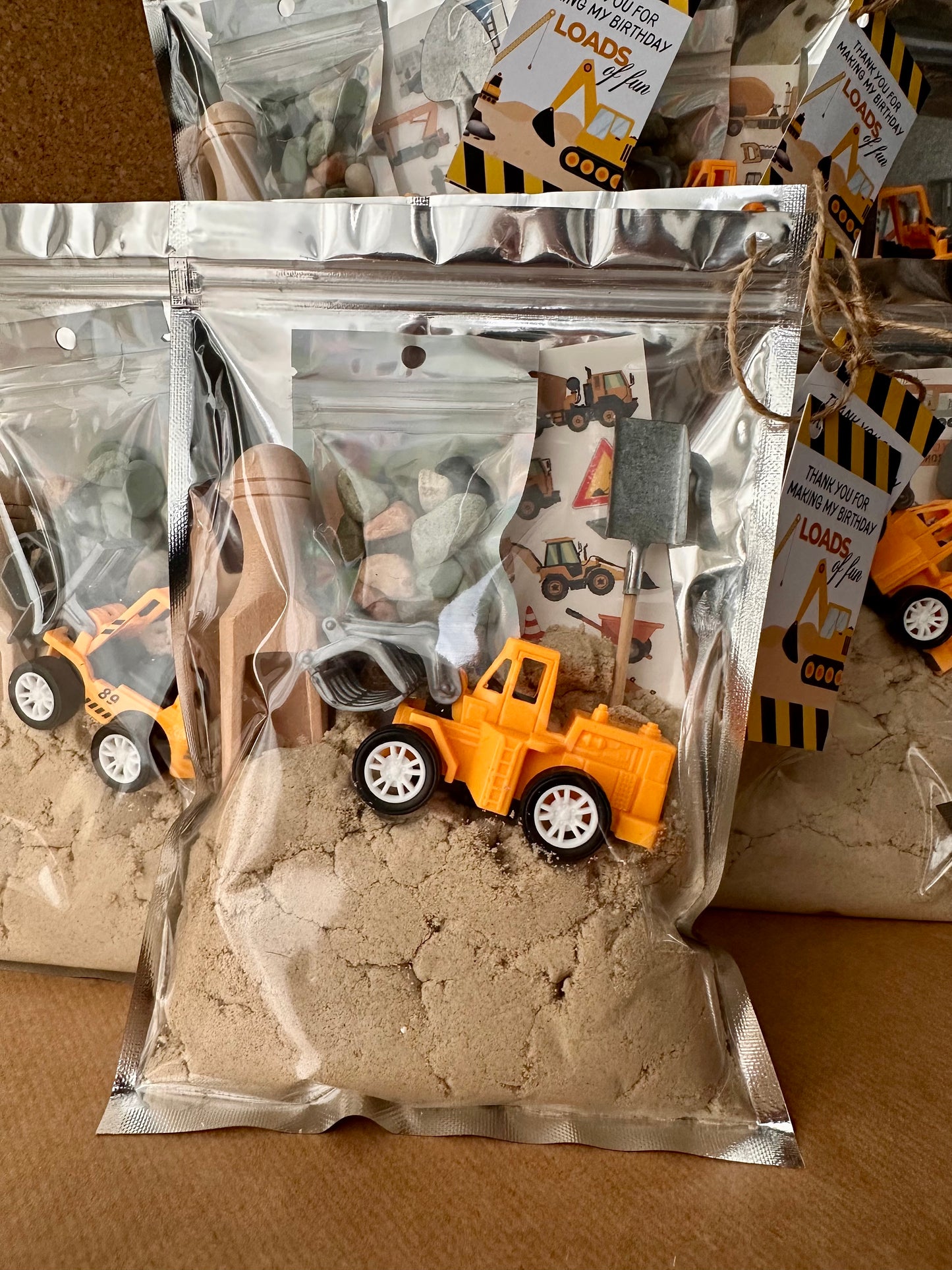 Construction Party Favor Bag