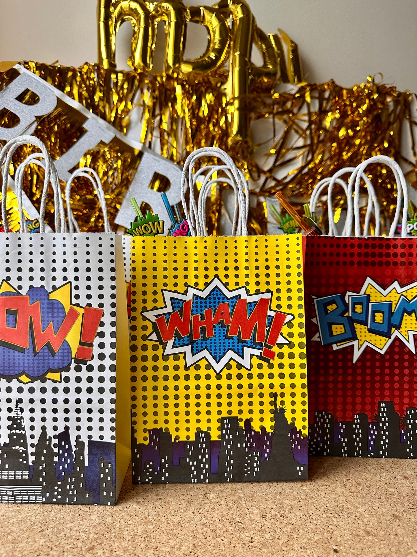 Superhero Party Favor Bag