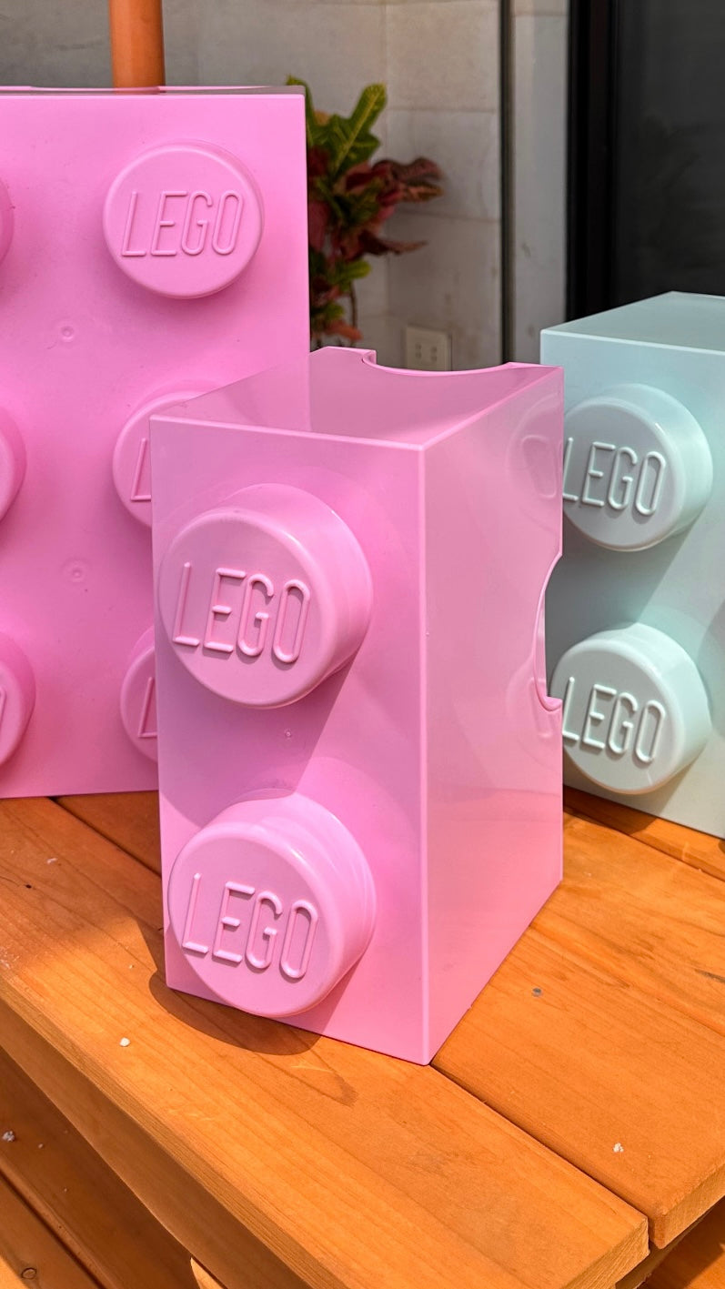 Pink 2 Stud LEGO Storage box