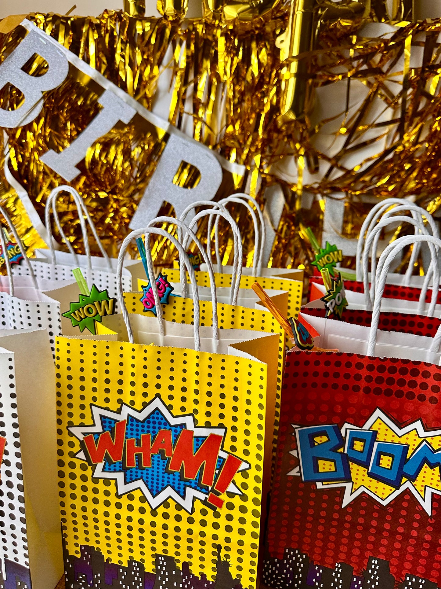 Superhero Party Favor Bag