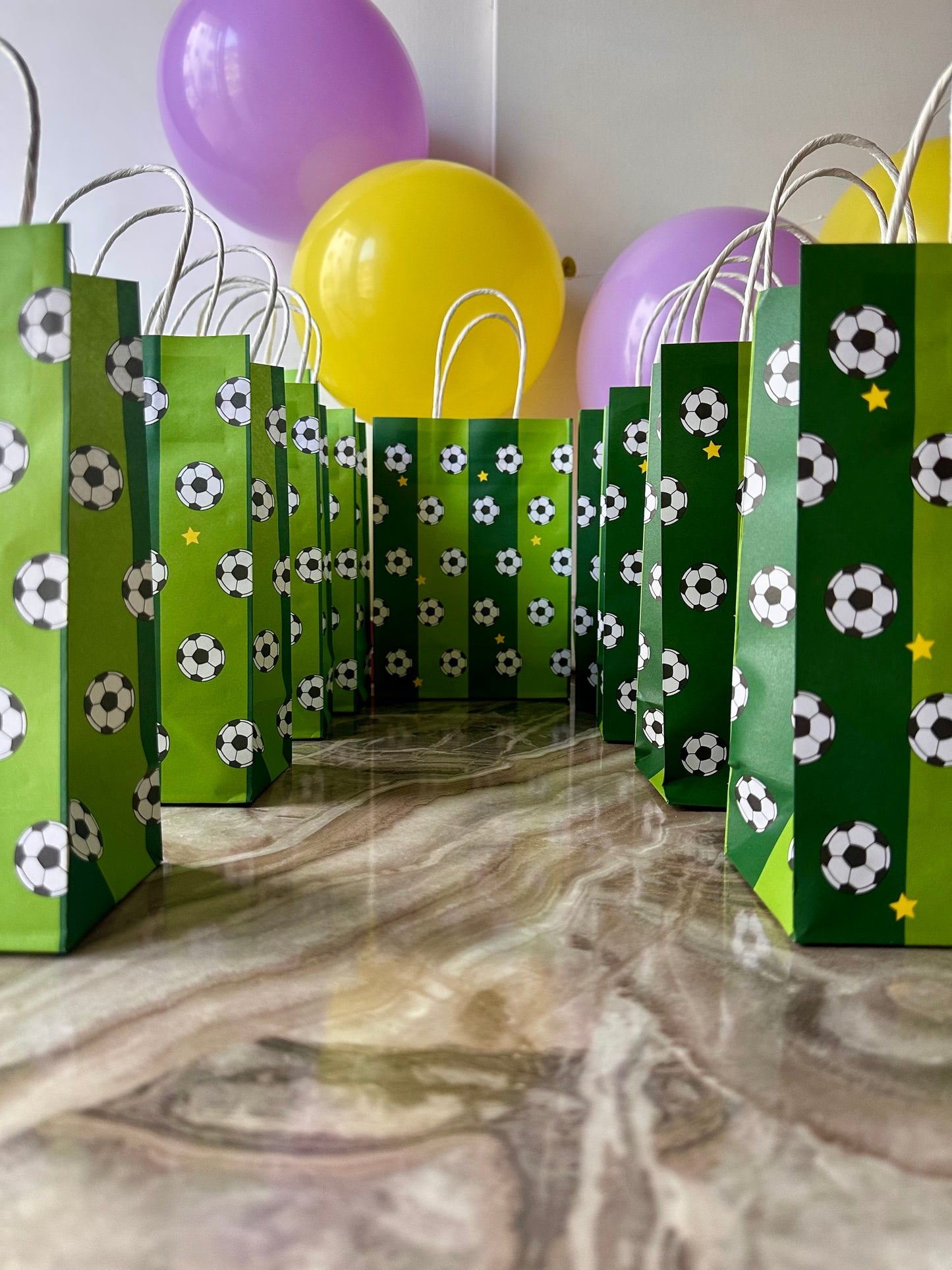 Football Soccer Party Favor Bag