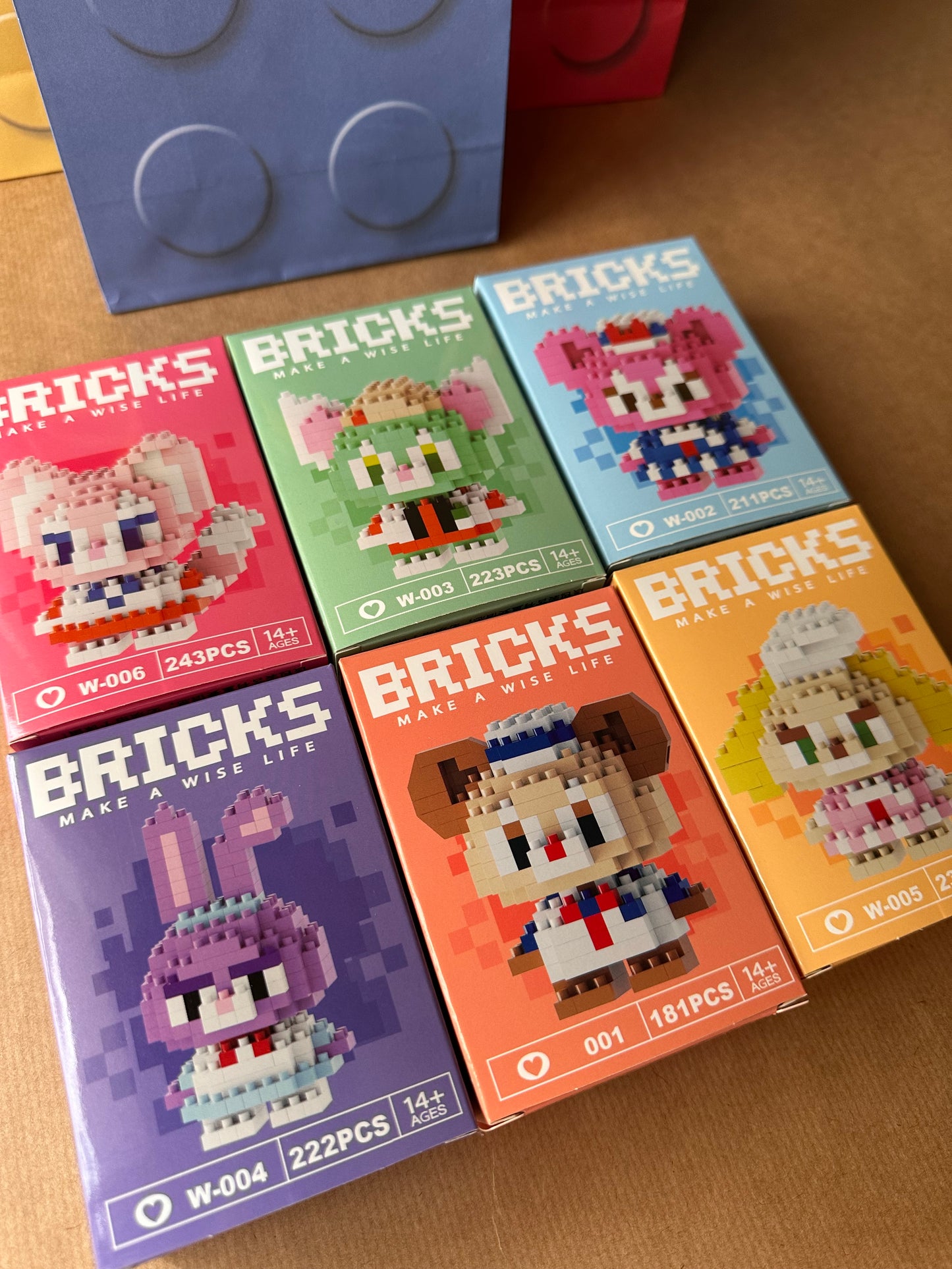 LEGO-inspired Party Favor Bag