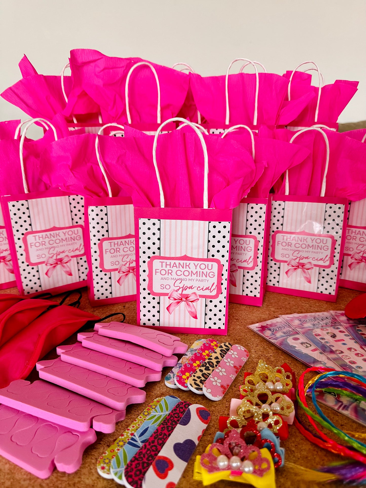 Spa Party Favor Bags