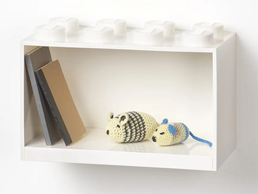 LEGO 8-Stud Brick Shelf White