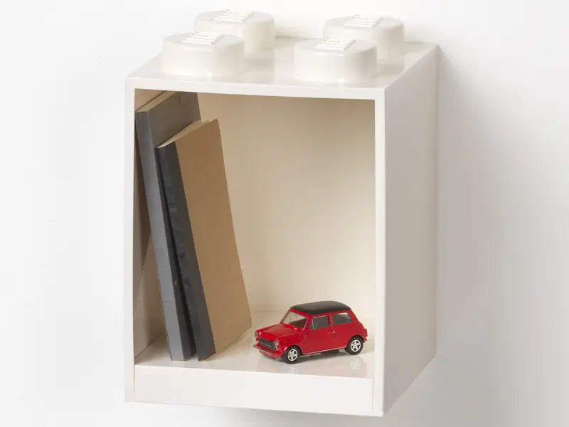 LEGO 4-Stud Brick Shelf White