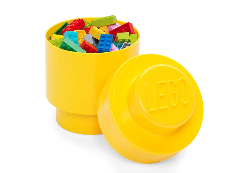 Giant Single Round Lego Stud Yellow