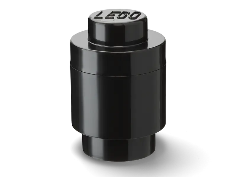 Giant Single Round Lego Stud Black