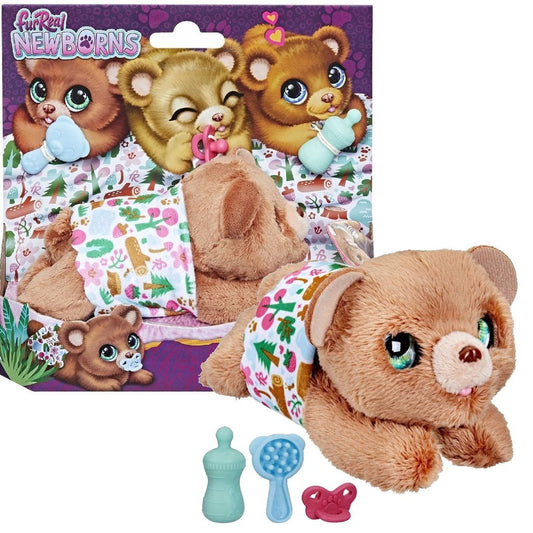 furReal Newborns Bear Interactive Animatronic Plush Toy