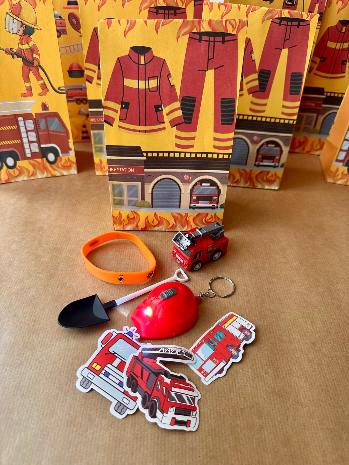 Fire Truck Party Favor Bag