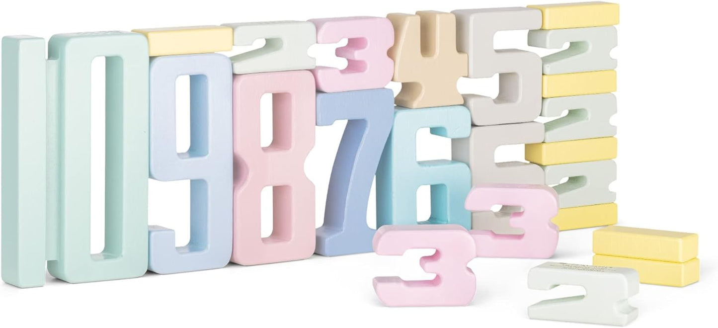 Navaris Wooden Number Block