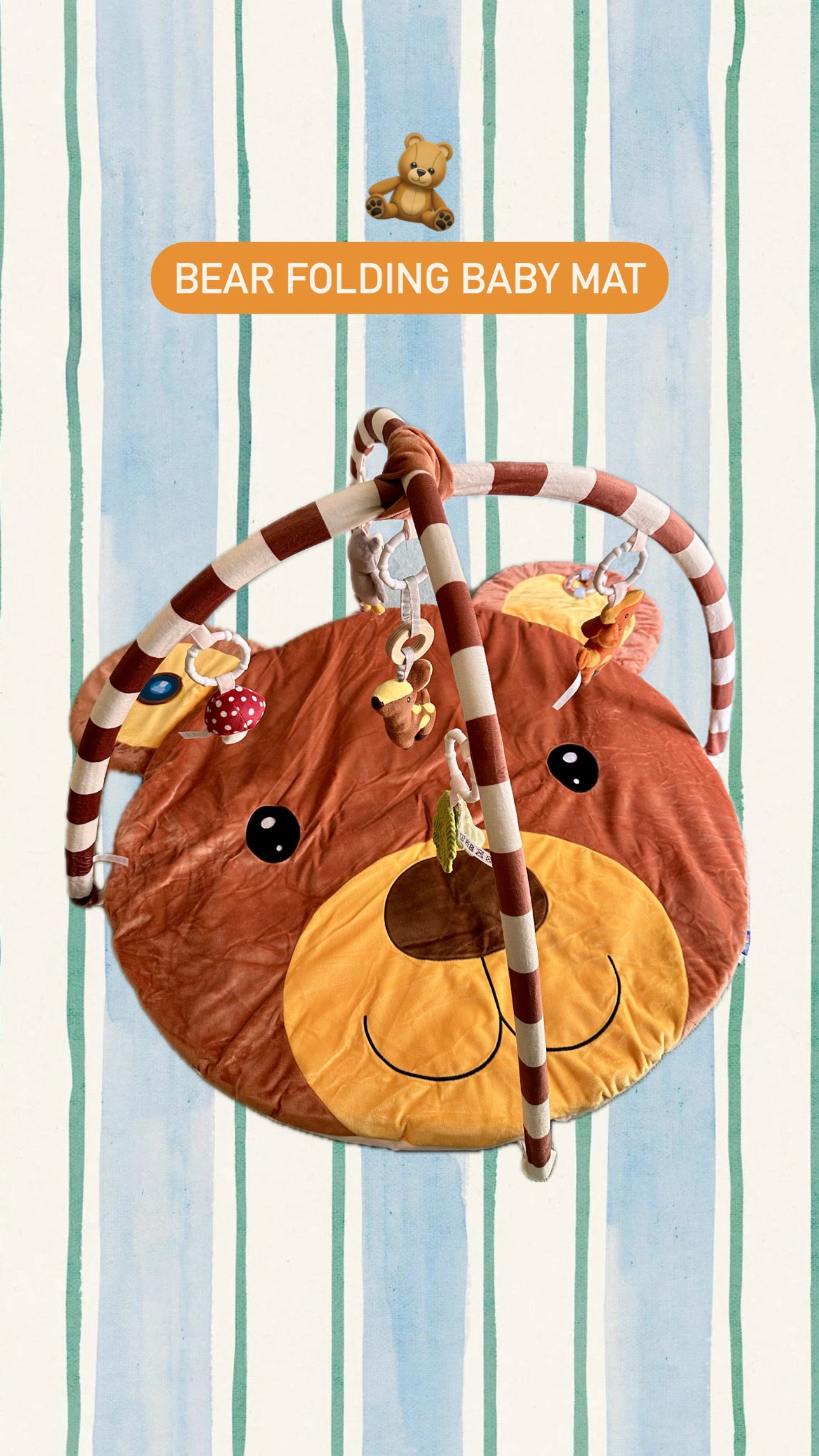Bear baby mat
