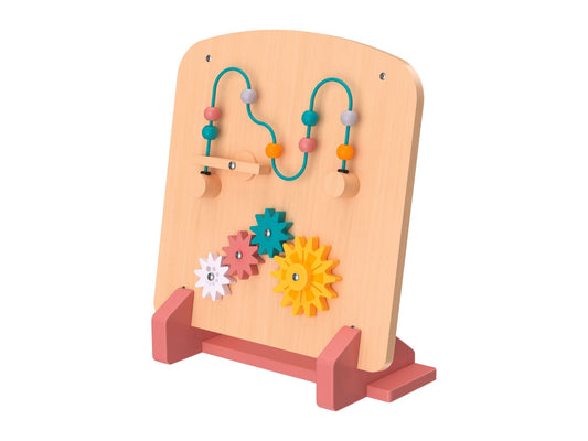 Geared Wooden Wall Toy