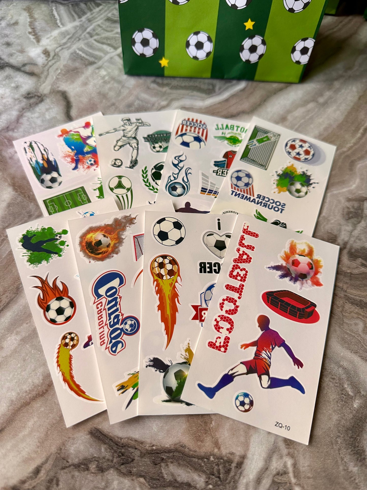 Football Soccer Party Favor Bag