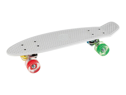 Penny Board Crivit with LED Wheels - Grey