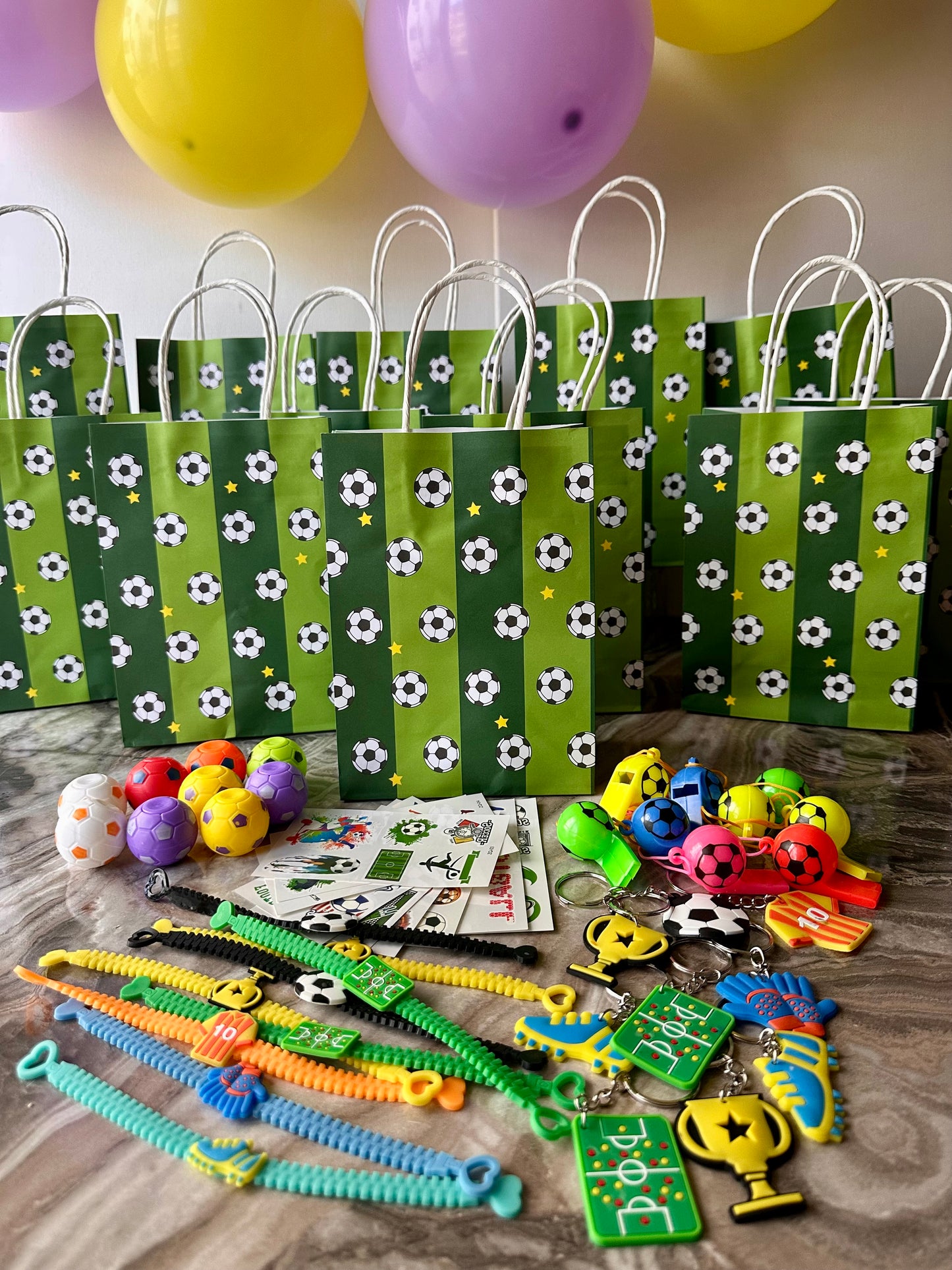 Football Soccer Party Favor Bag