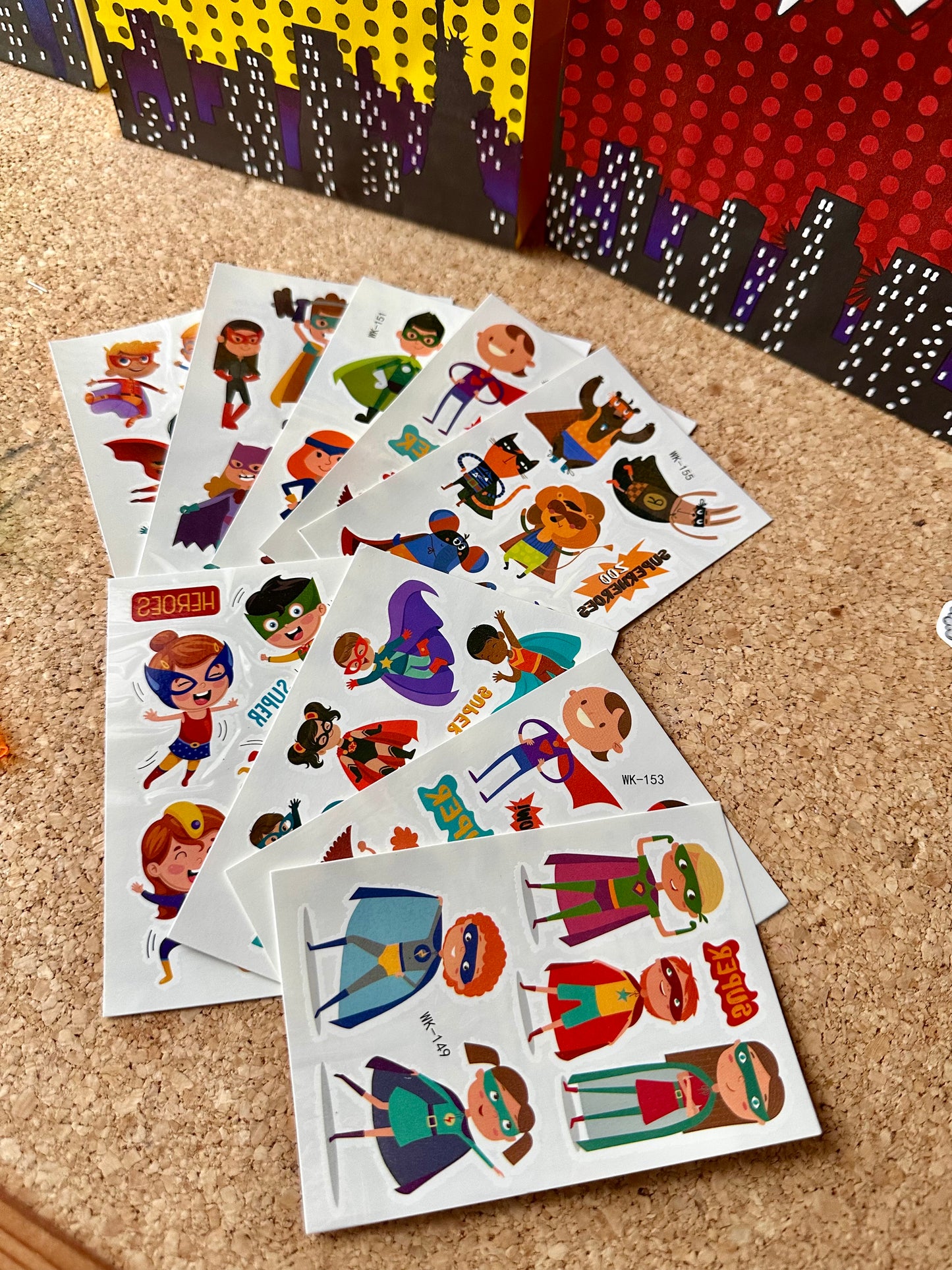 Superhero Party Favor Bag
