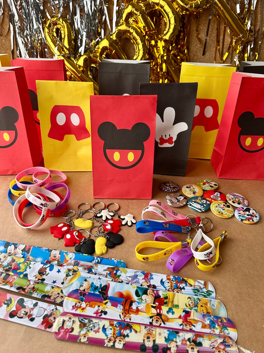 Mickey and Minnie Mouse Party Favor Bag