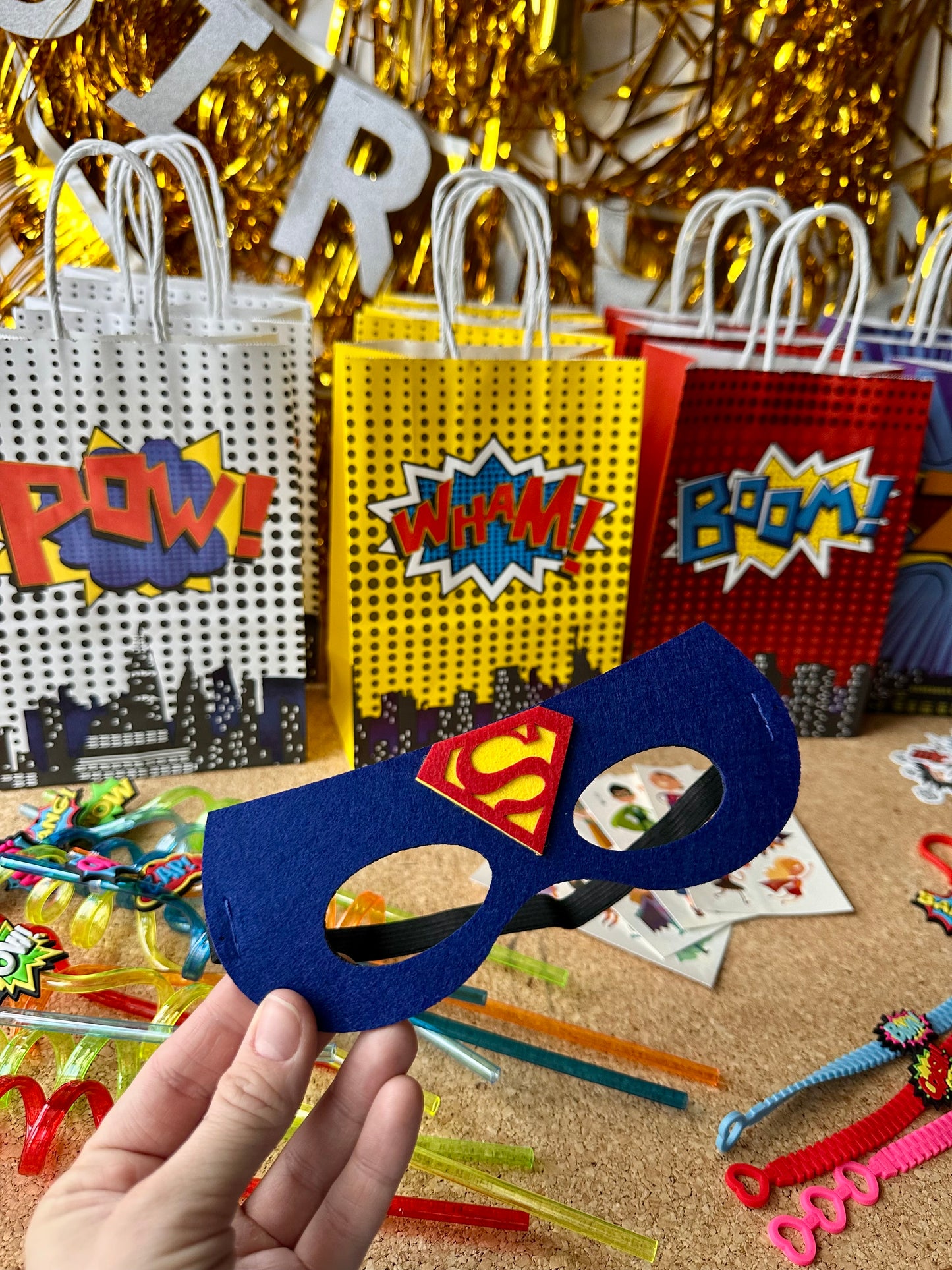 Superhero Party Favor Bag