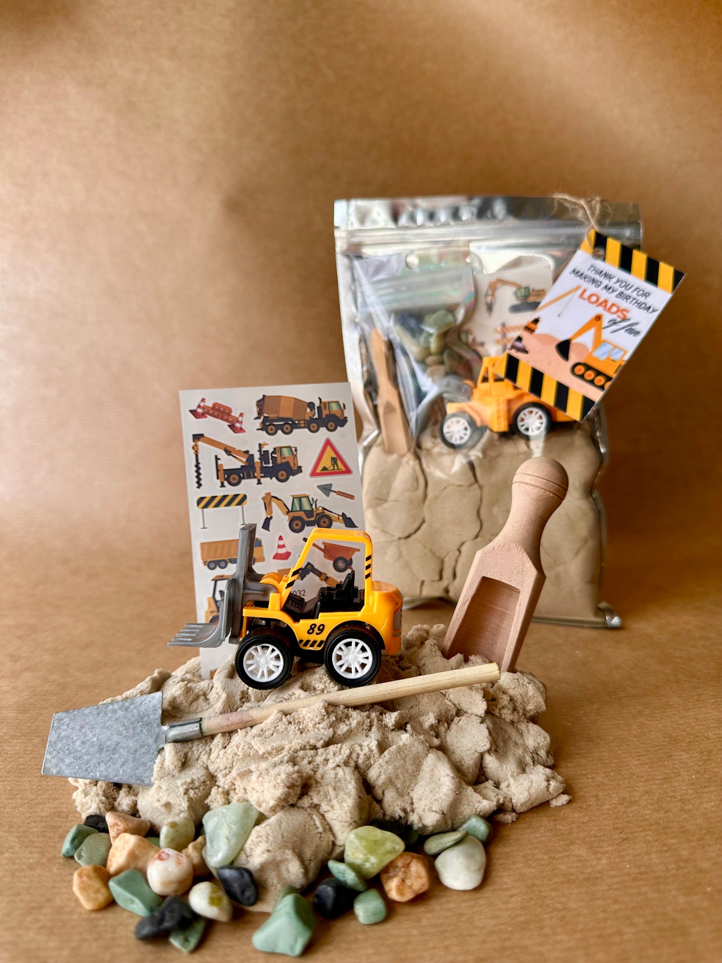 Construction Party Favor Bag