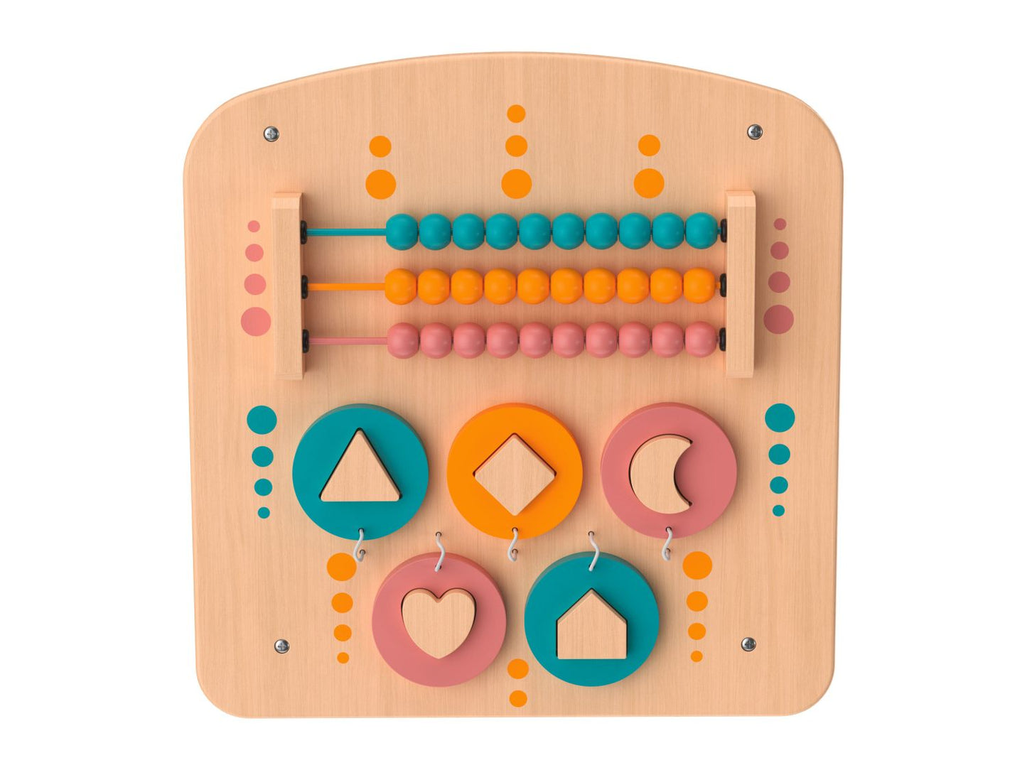 Motor Skill Wooden Wall Toy