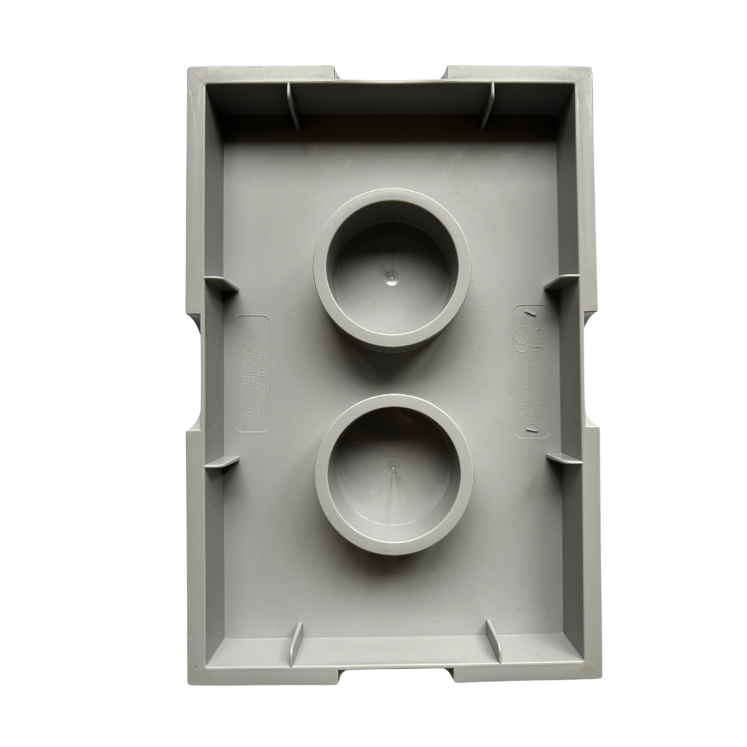 Grey LEGO 6 stud Storage Box