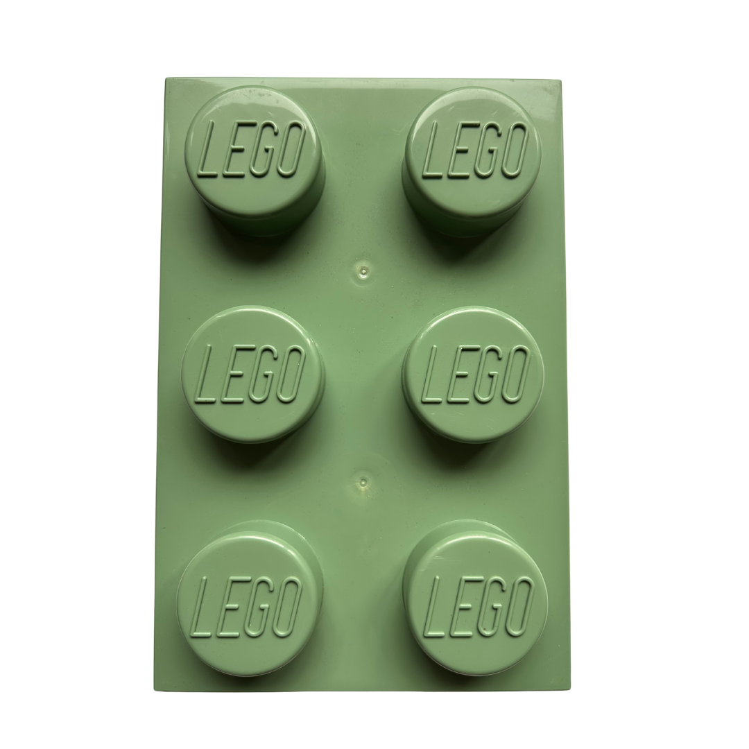 Giant 6 Stud Green Lego Storage Box