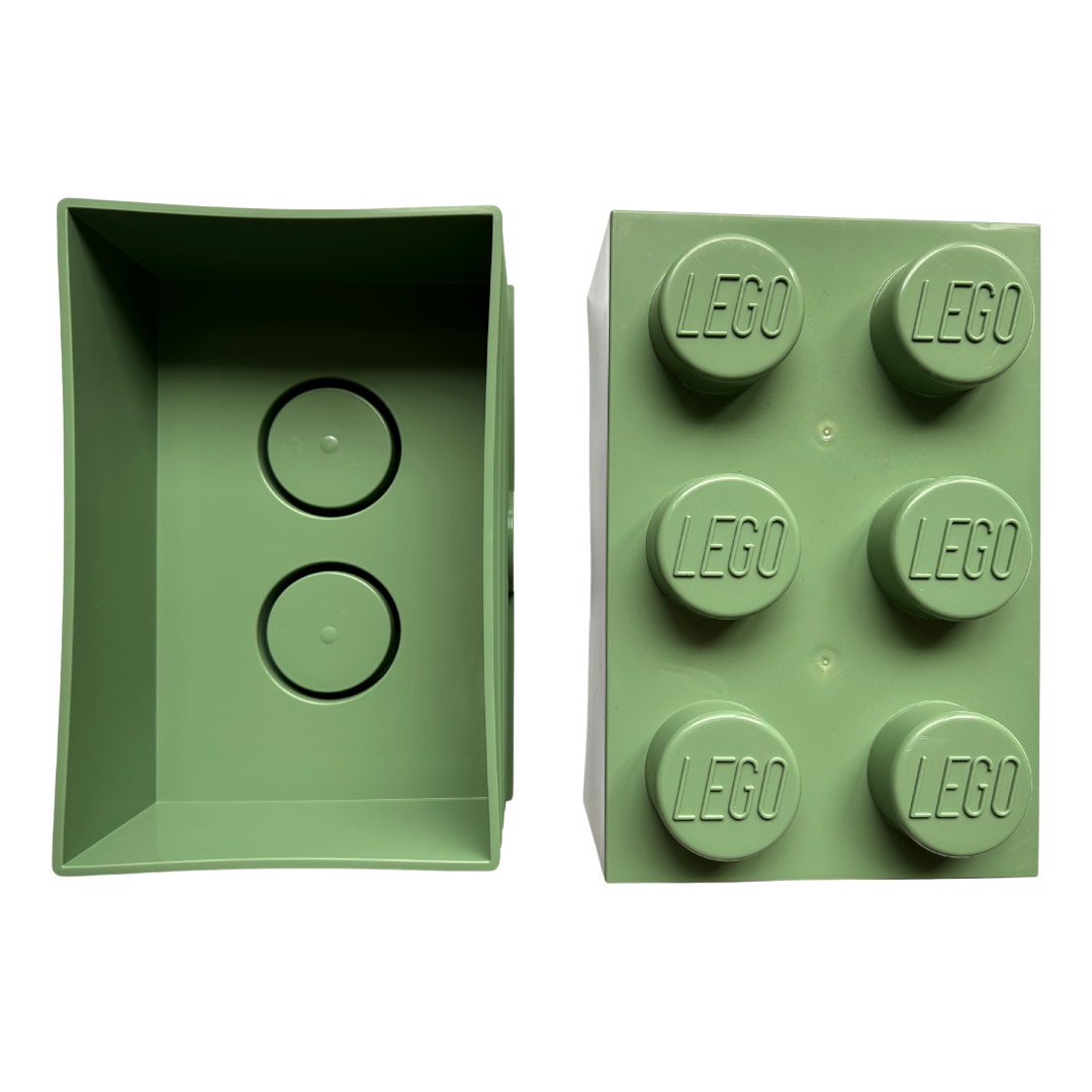 Giant 6 Stud Green Lego Storage Box