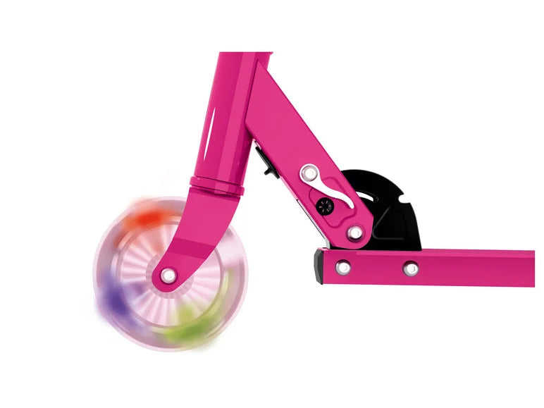 Pink Scooter with LED Wheels