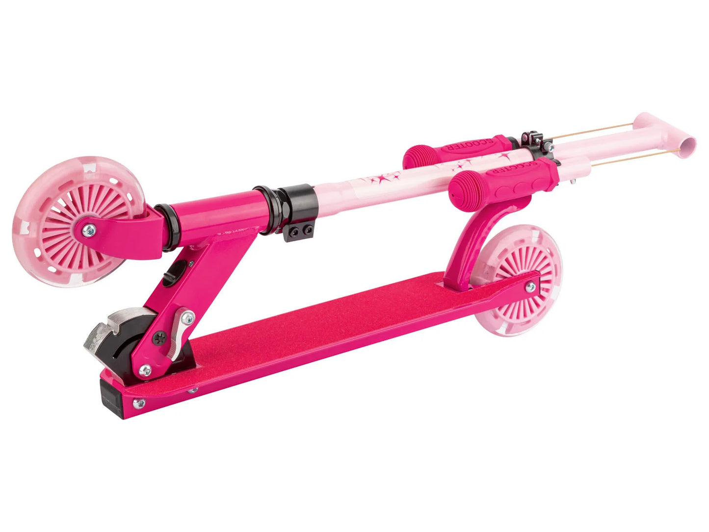 Pink Scooter with LED Wheels