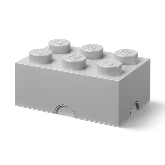 Giant 6 Stud Light Grey Lego Storage Box